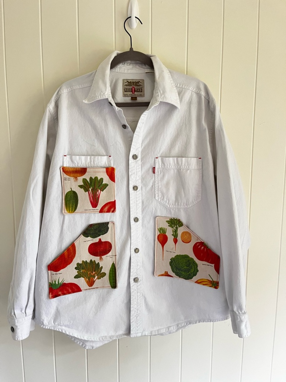 One of a kind chore jacket - vintage Levi’s Red Tab, Large